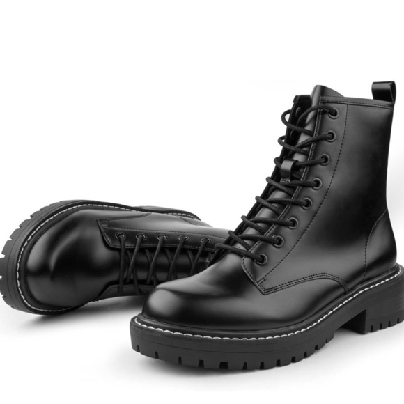 ICHIGO Fashion Lace-up Combat Boots - Picture 6 of 6